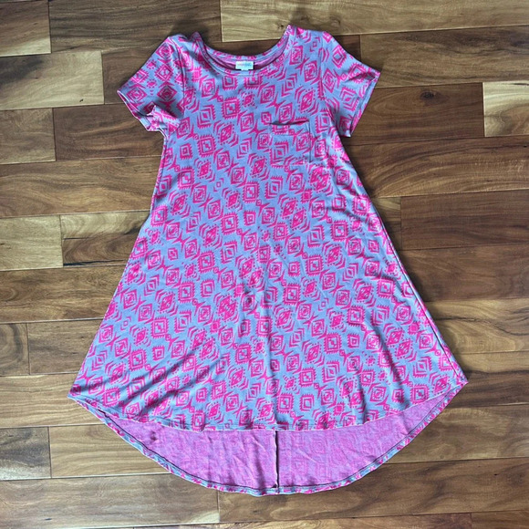 LuLaRoe Jacquard Aztec Print Carly Dress size XS - Picture 1 of 3